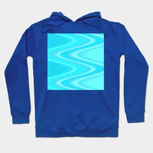 turquoise waves Hoodie